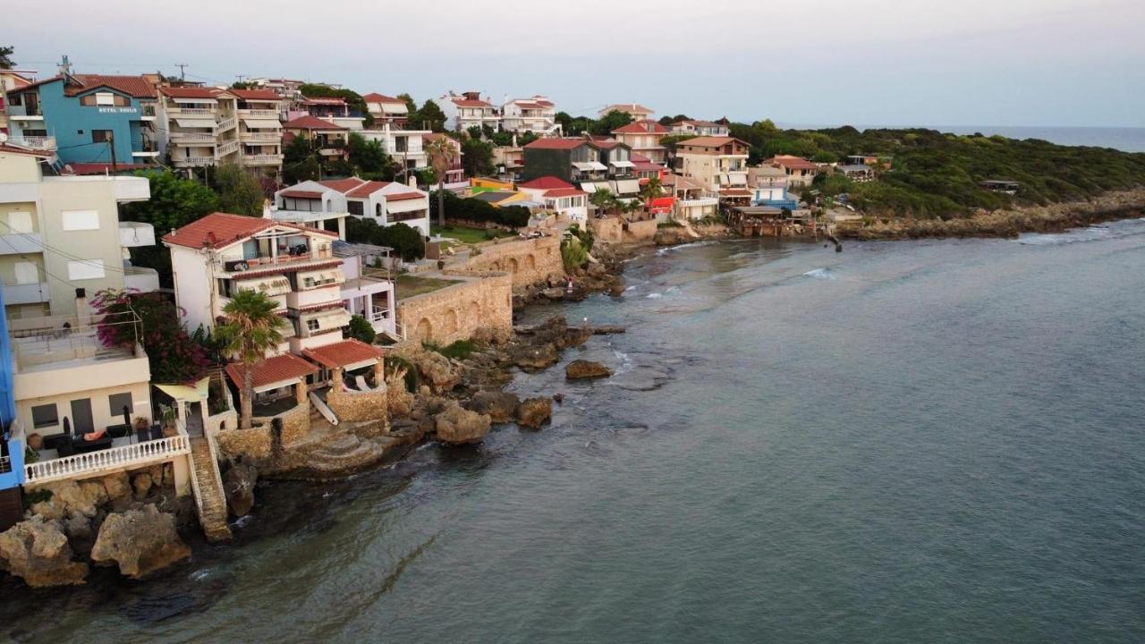 Villa Rena In Front Of The Sea Arkoudi Exterior foto